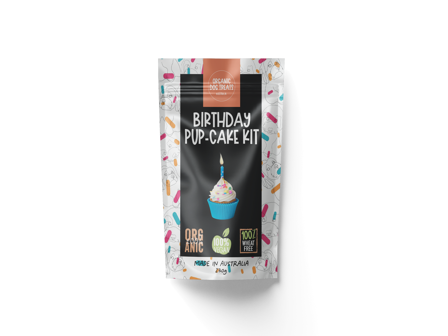 πΎππ₯³ Organic Birthday 'Pup-Cake' Cupcake Baking Kit - Everything You Need for Your Dogs Birthday