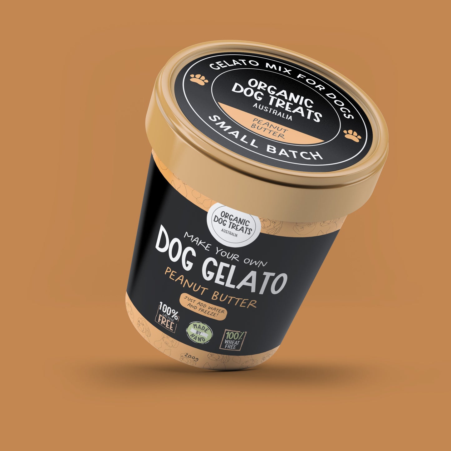 100% Organic Dog Gelato Kit 🍦🐶 Carob, Peanut Butter and Vanilla Ice Cream Flavours