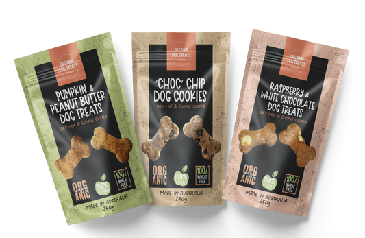 Organic Dog Treat Packet Mix & Cookie Cutter Value Pack - Make at Home Kit