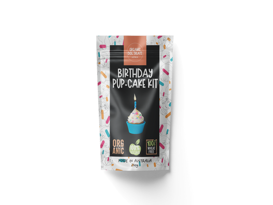 🐾🎂🥳 Organic Birthday 'Pup-Cake' Cupcake Baking Kit - Everything You Need for Your Dogs Birthday